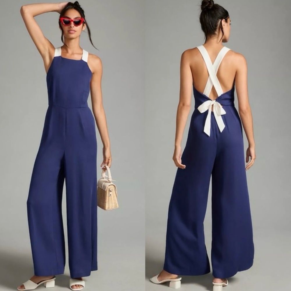 Plenty by Tracy Reese Contrast Strap Jumpsuit size XS